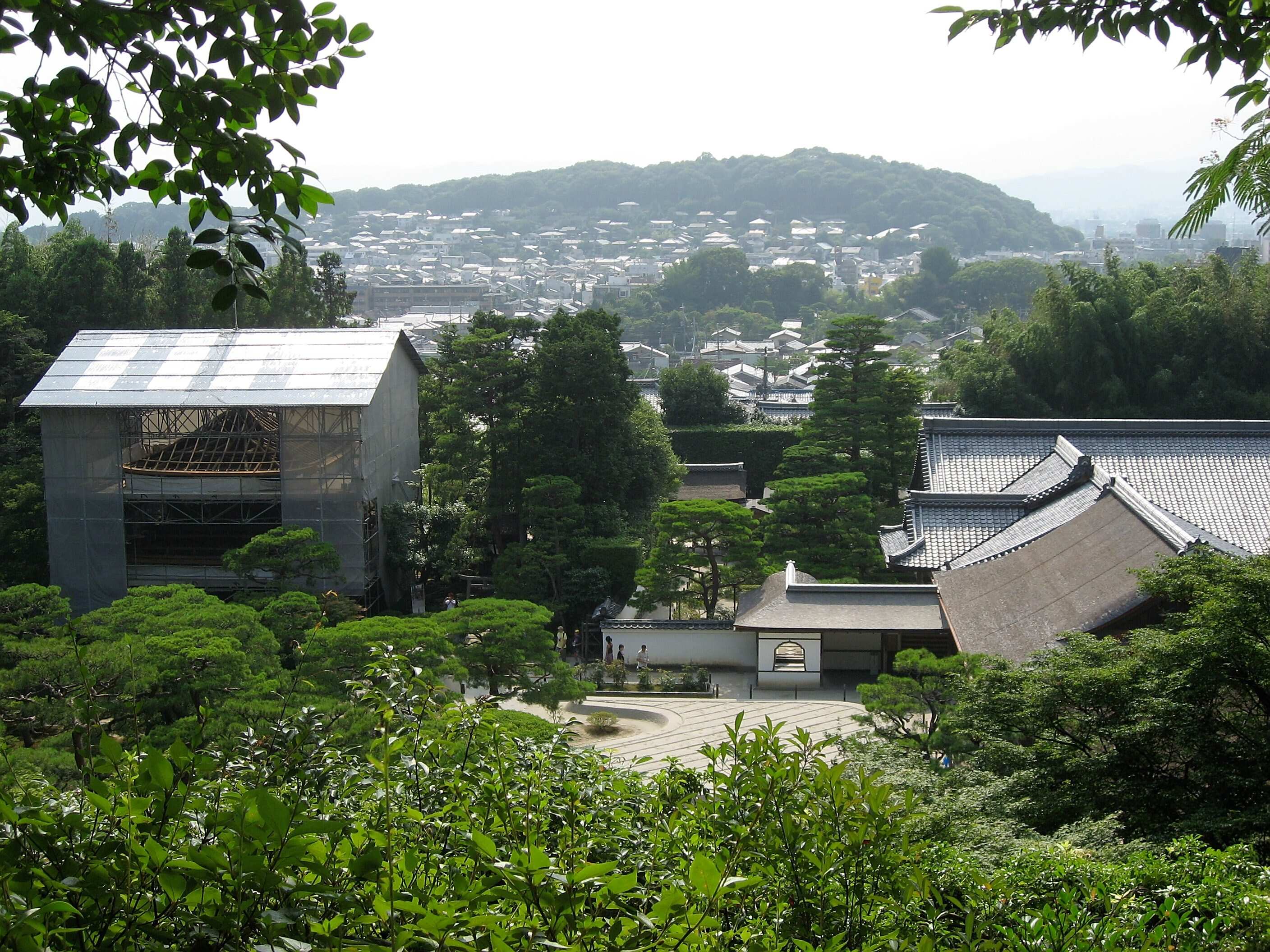 Ginkaku-ji en travaux