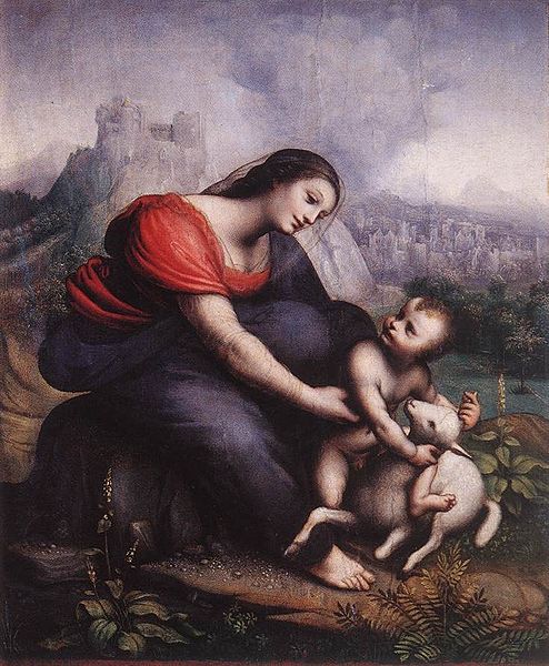 Madonna, by Leonardo da Vinci, Crijam, Public domain, via Wikimedia Commons