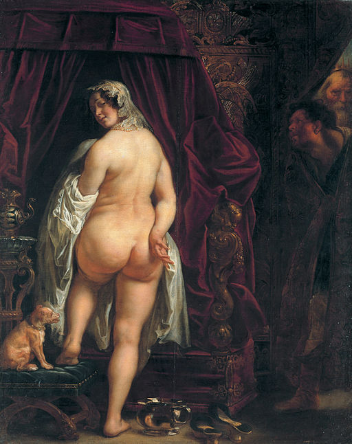 Candaule faisant épier sa femme par Gygès