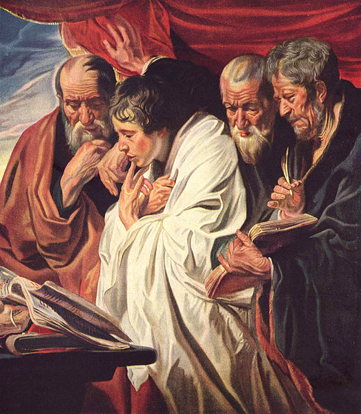 Les 4 évangélistes Jakob Jordaens (wikipedia commons/Louvre)