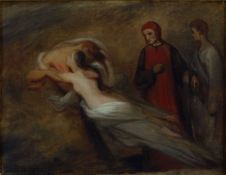 Ary Scheffer, Paolo et Francesca, Public domain, via Wikimedia Commons