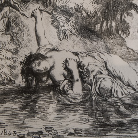 La Mort d’Ophélie, Hamlet