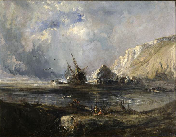 Eugène Isabey, Vaisseaux échoués