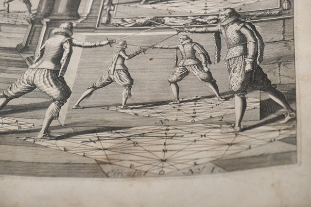 Académie de l'espée de Girard Thibault d'Anvers, détail
