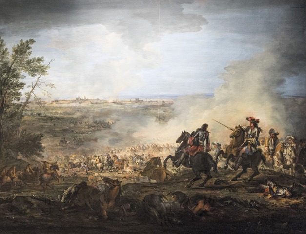 Joseph Parrocel, Louis XIV dirigeant le siège de Maastricht, fin XVII