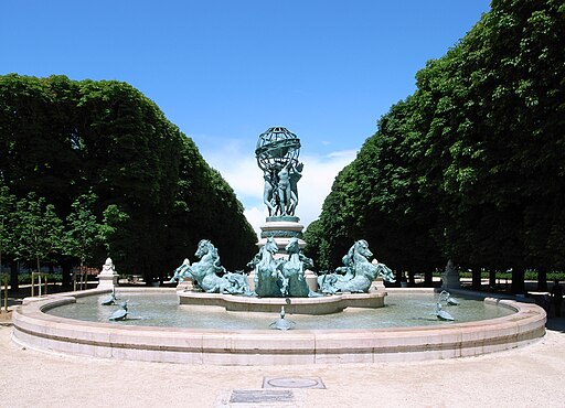 Jean-Baptiste Carpeaux, Fontaine de l'Observatoire, via Wikimedia Commons