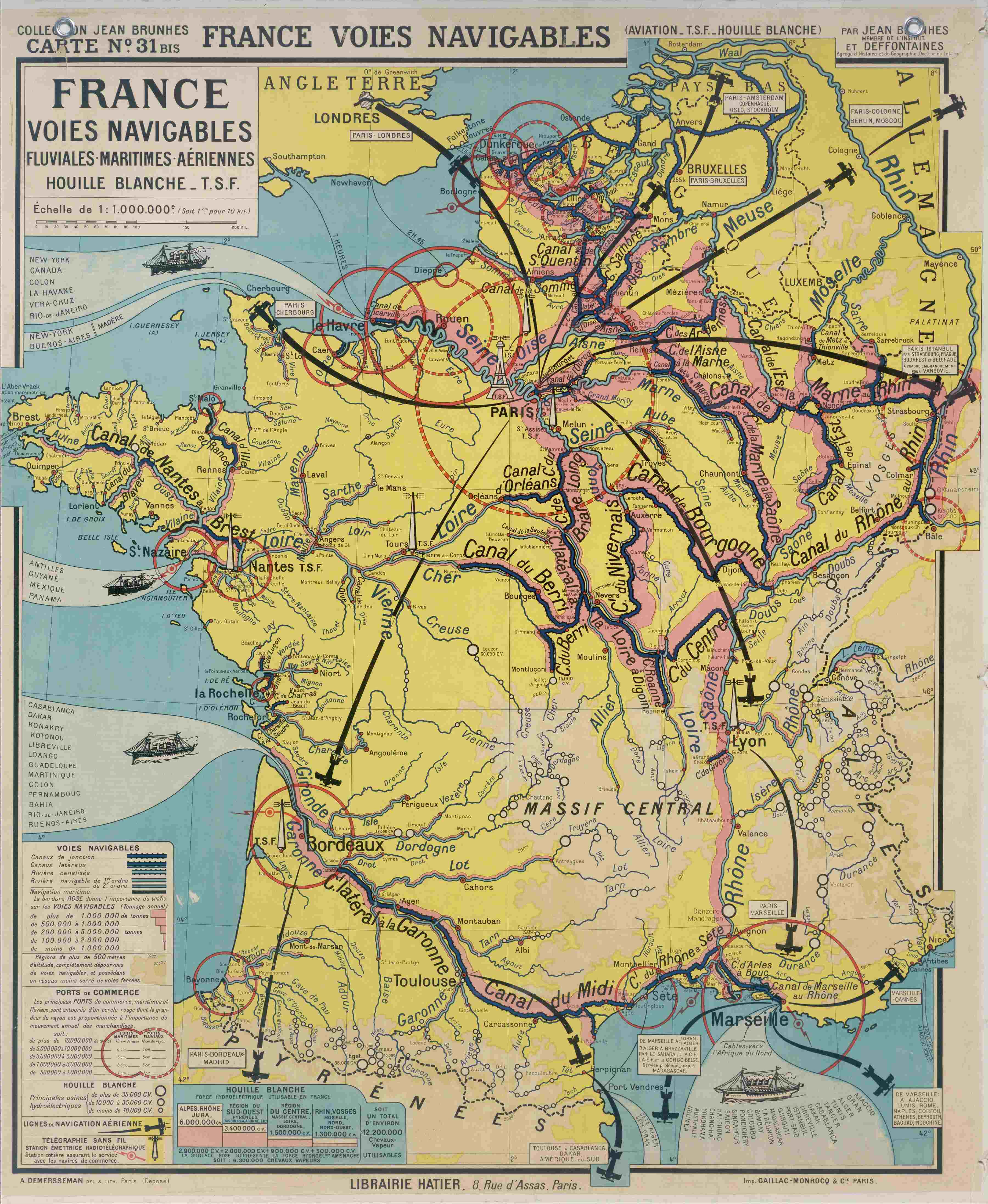France-voies navigables, fluviales, maritimes, aériennes