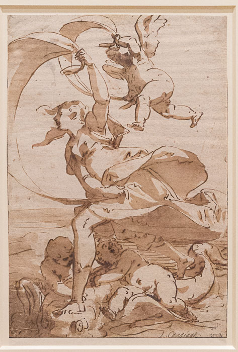 DSCF9789 Jacopo Dal Ponte, dit Jacopo Bassano, _Etude d'un personnage allongé_, vers 1567