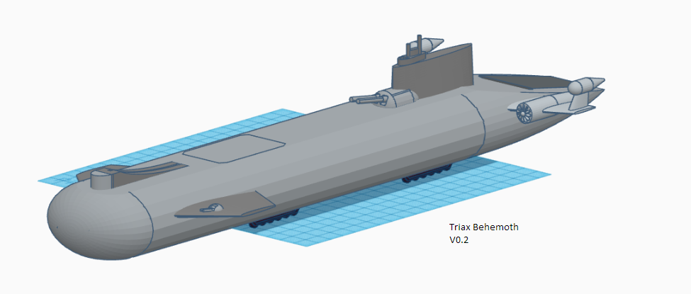 V1 model in Tinkercad