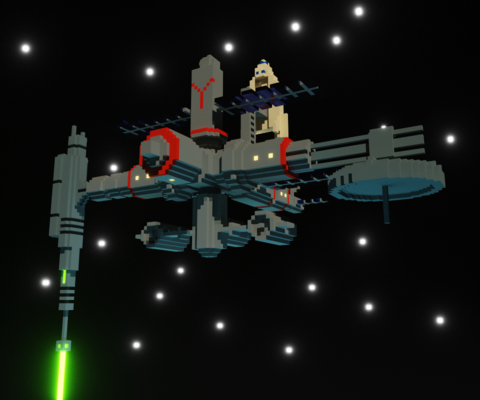 Militarized space station