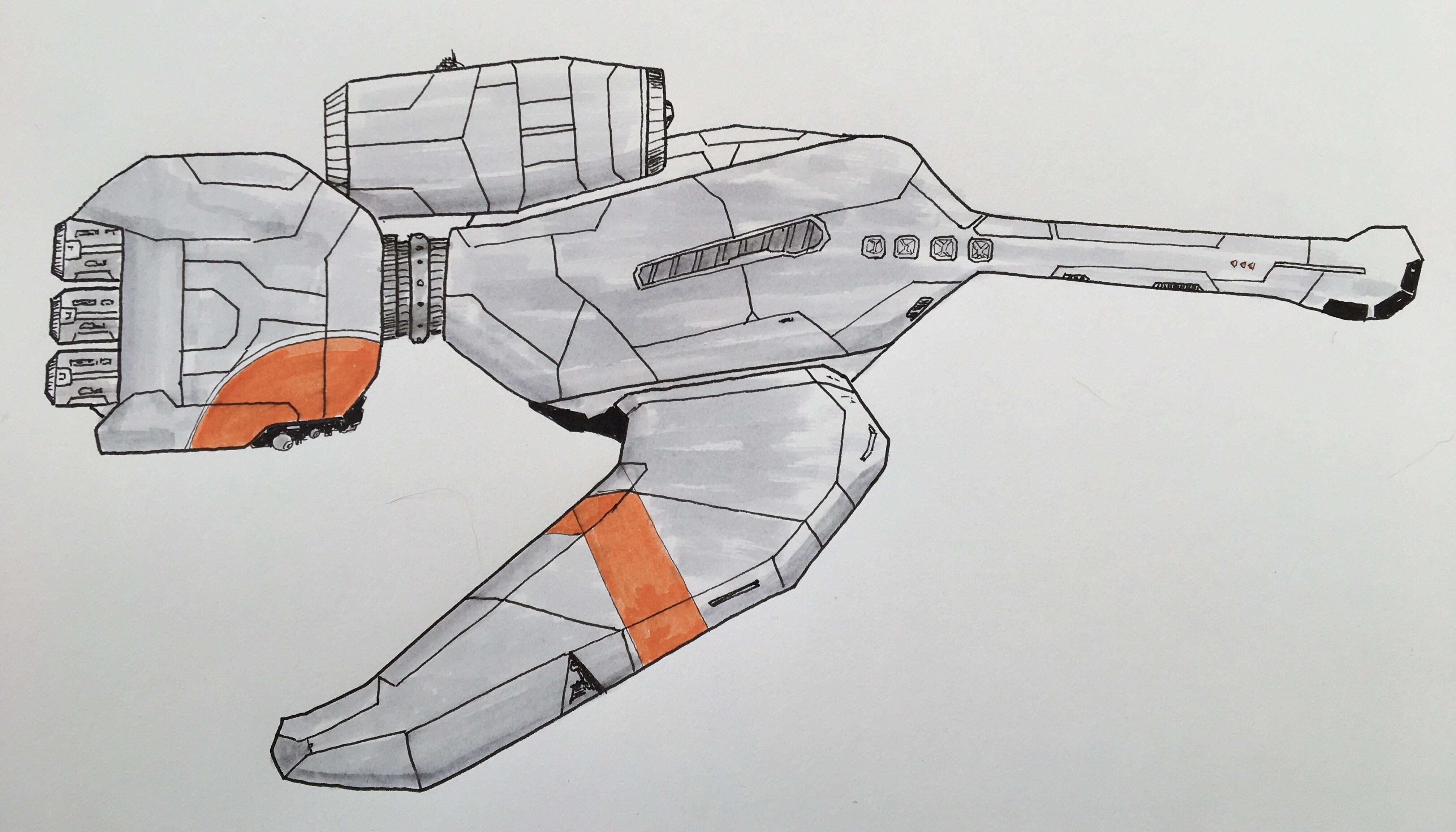 CE-34 medium freighter Mk2 prototype