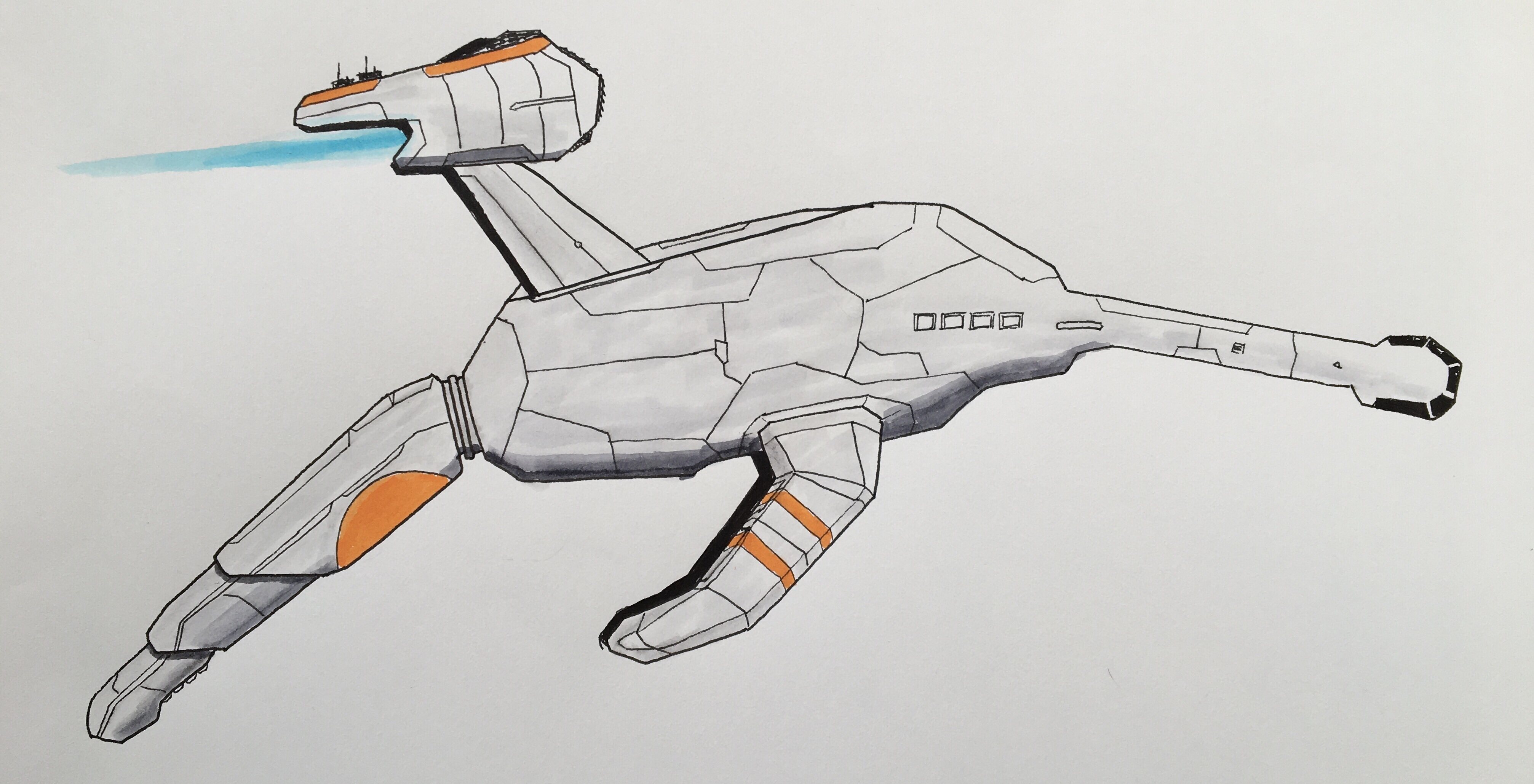 CE-34 medium freighter Mk3 prototype