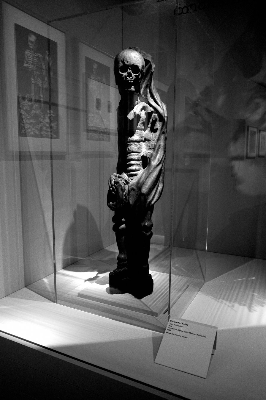 Ankou, statue de Jean Berthoulous, bois