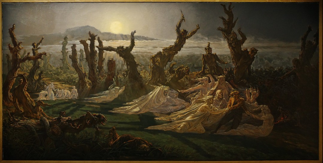 Les lavandières de la nuit, d'après Yan'Dargent