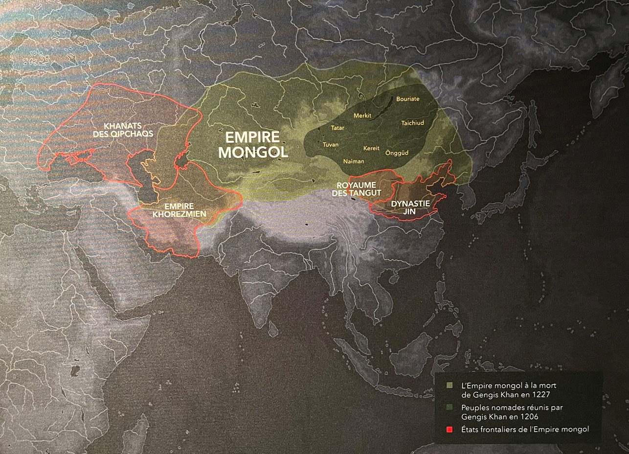 Carte de l'Empire Mongol