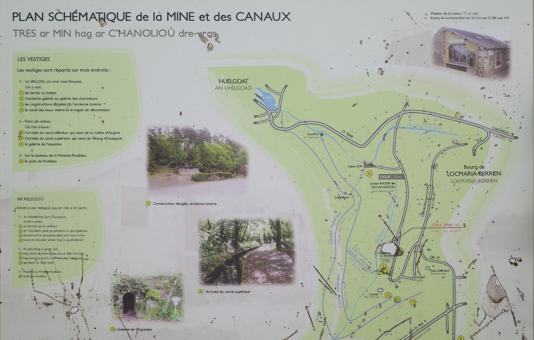 Plan de la mine