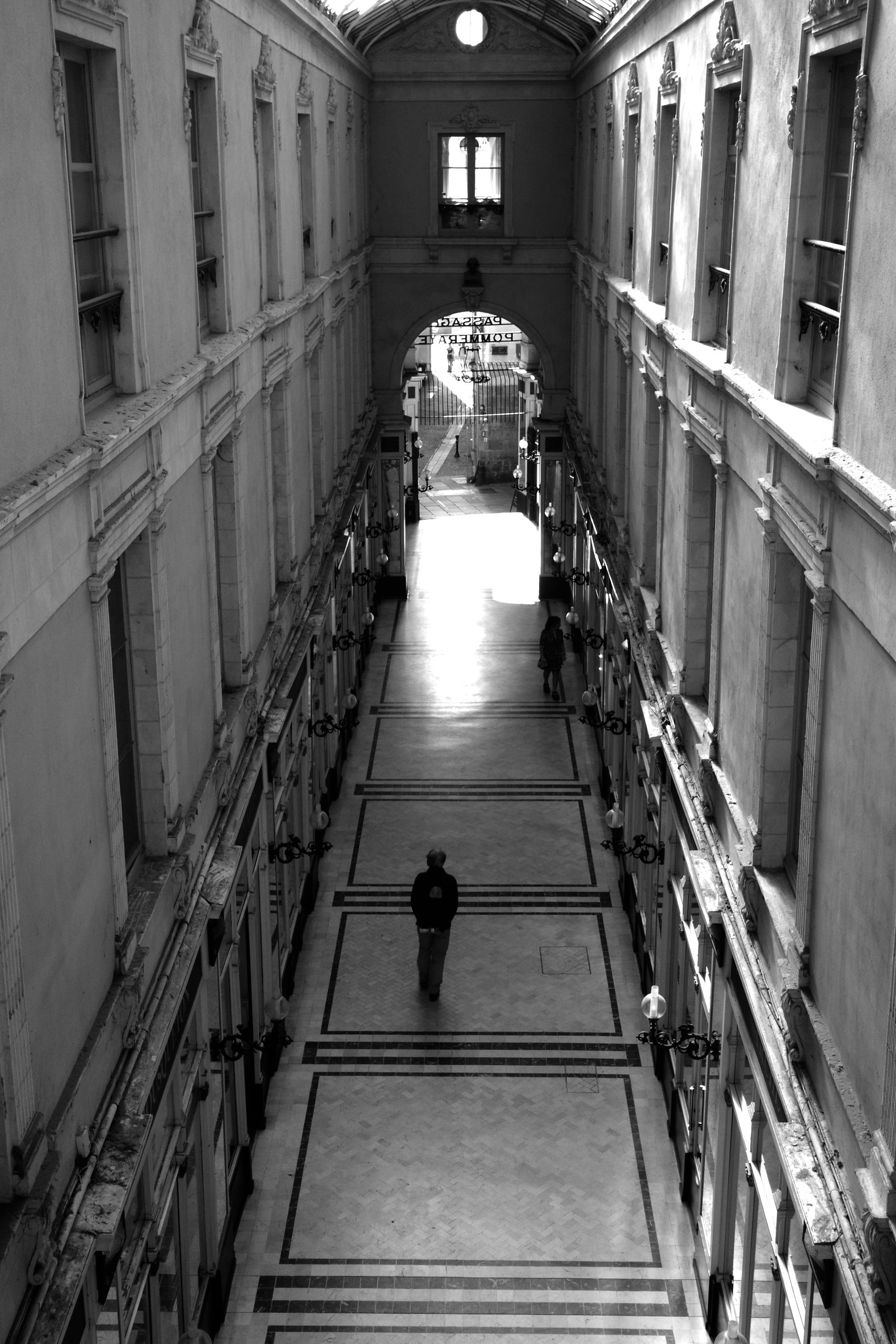 Passage couvert dans le centre ville.