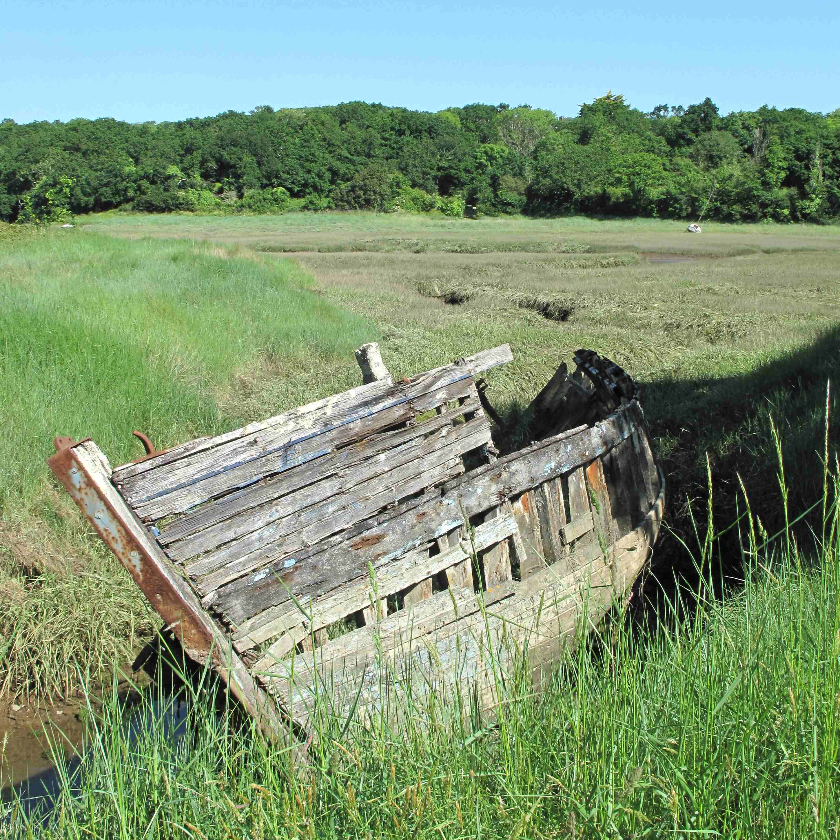 Epave dans l'anse de l'Auberlac'h