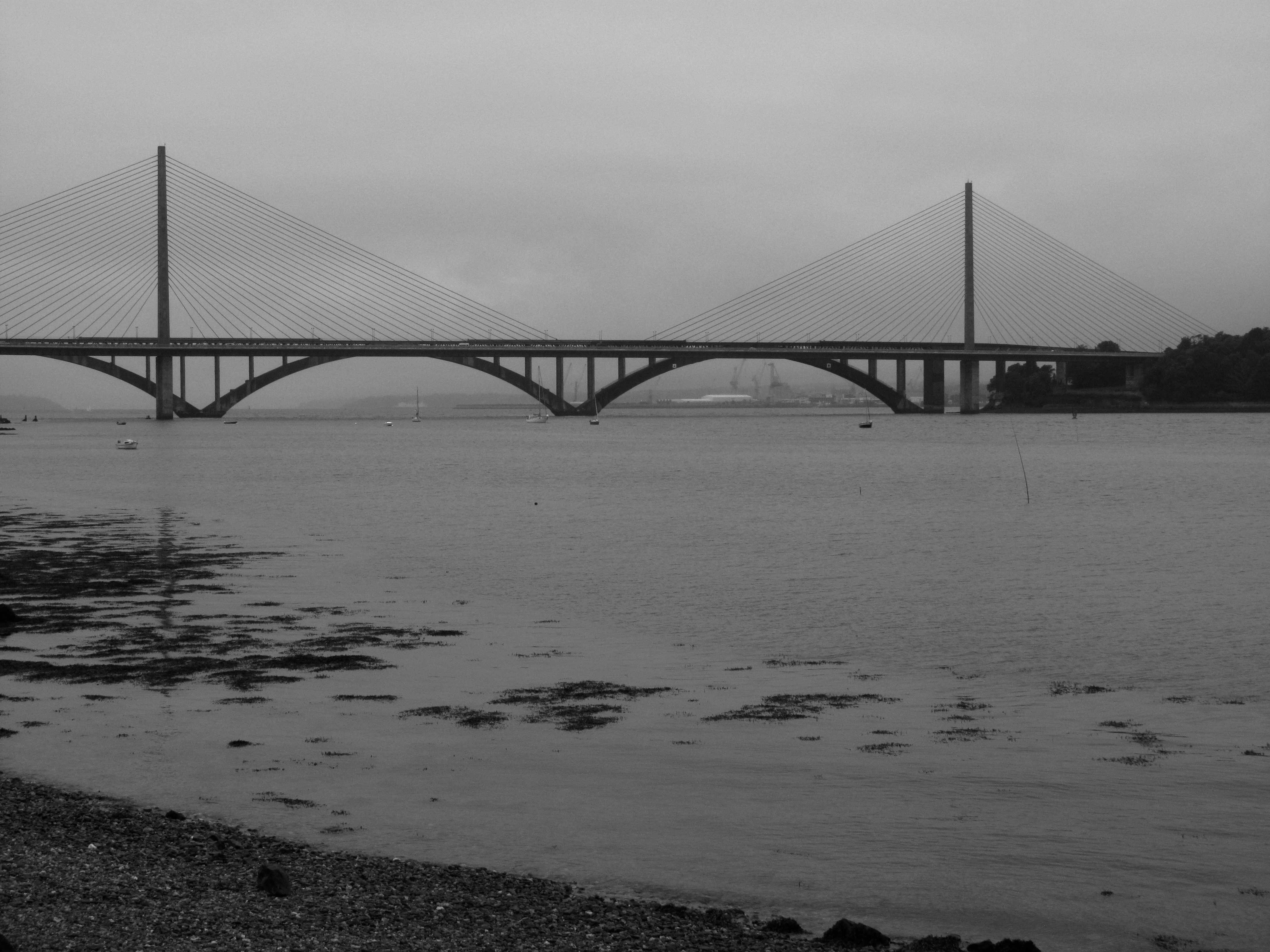 Les 2 ponts. Selon Metéo France, "ça va se découvrir". Selon moi, c'est mal barré. Au final, Bibi 1 - Météo France 0