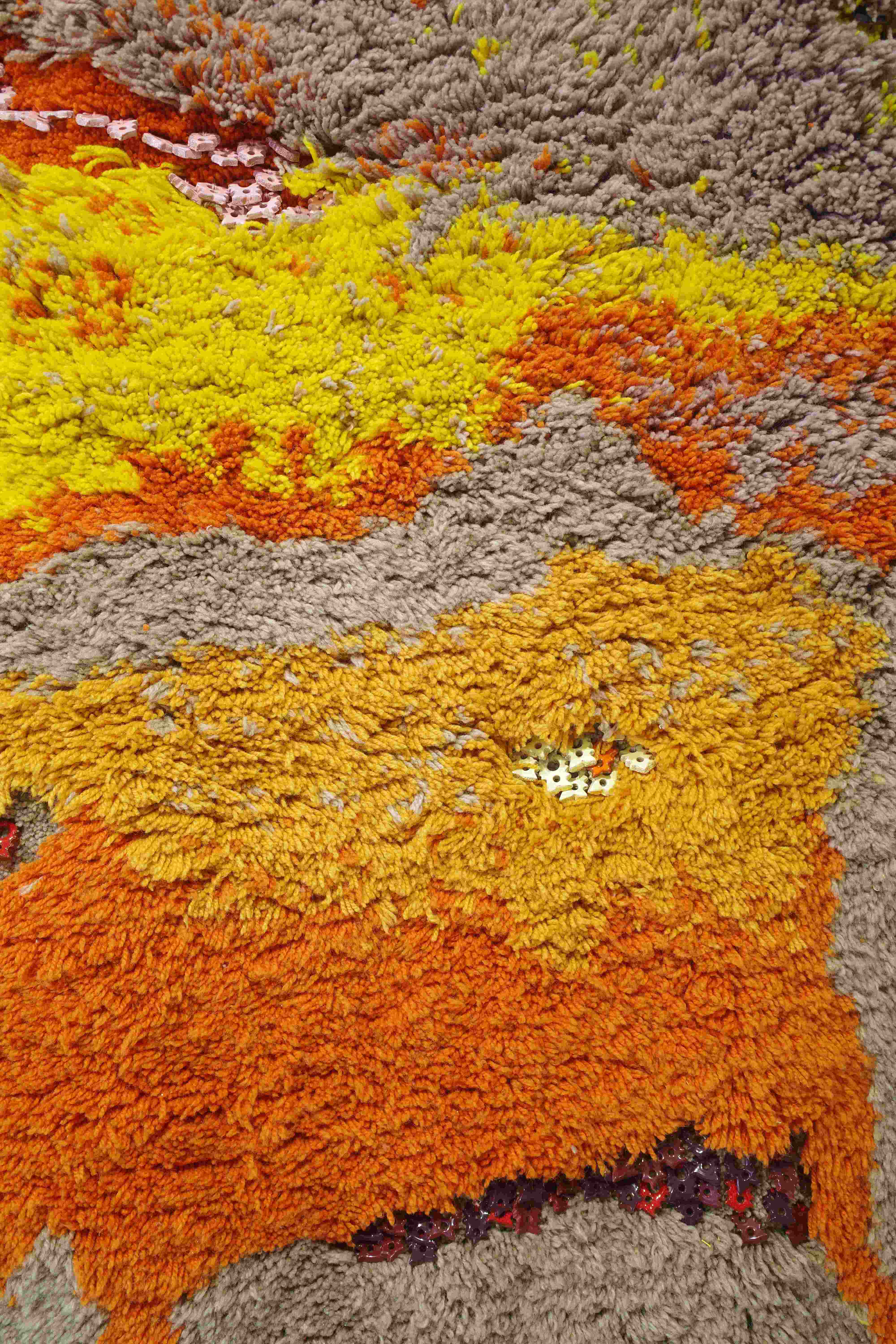 Sara Ouhaddou, tapis, laine