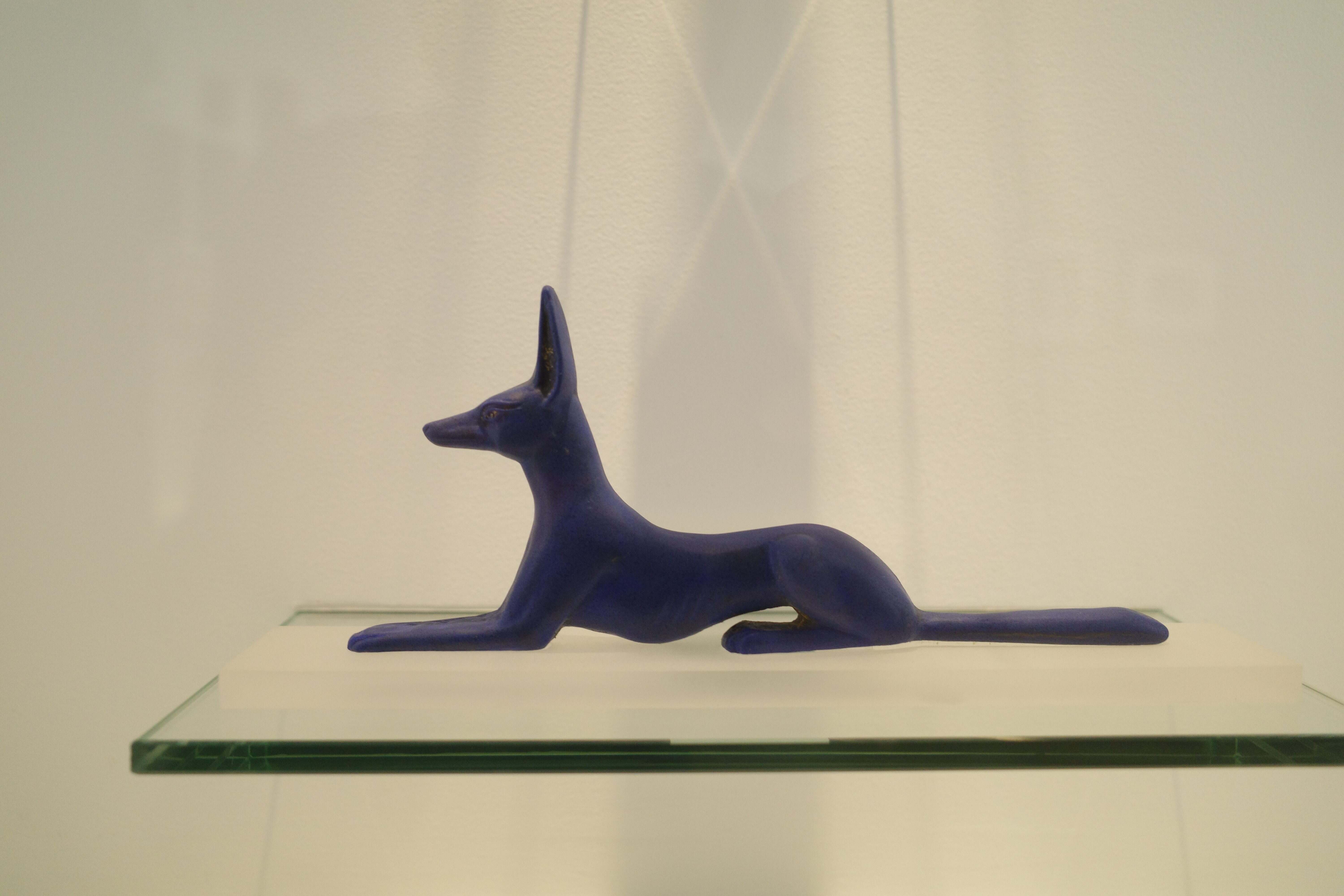 Anubis, VII-Ier siècle avant JC, Egypte, Pâte de verre