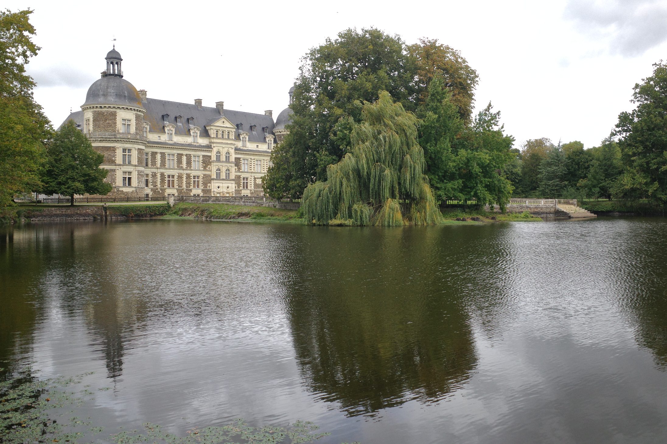 façade arrière du château